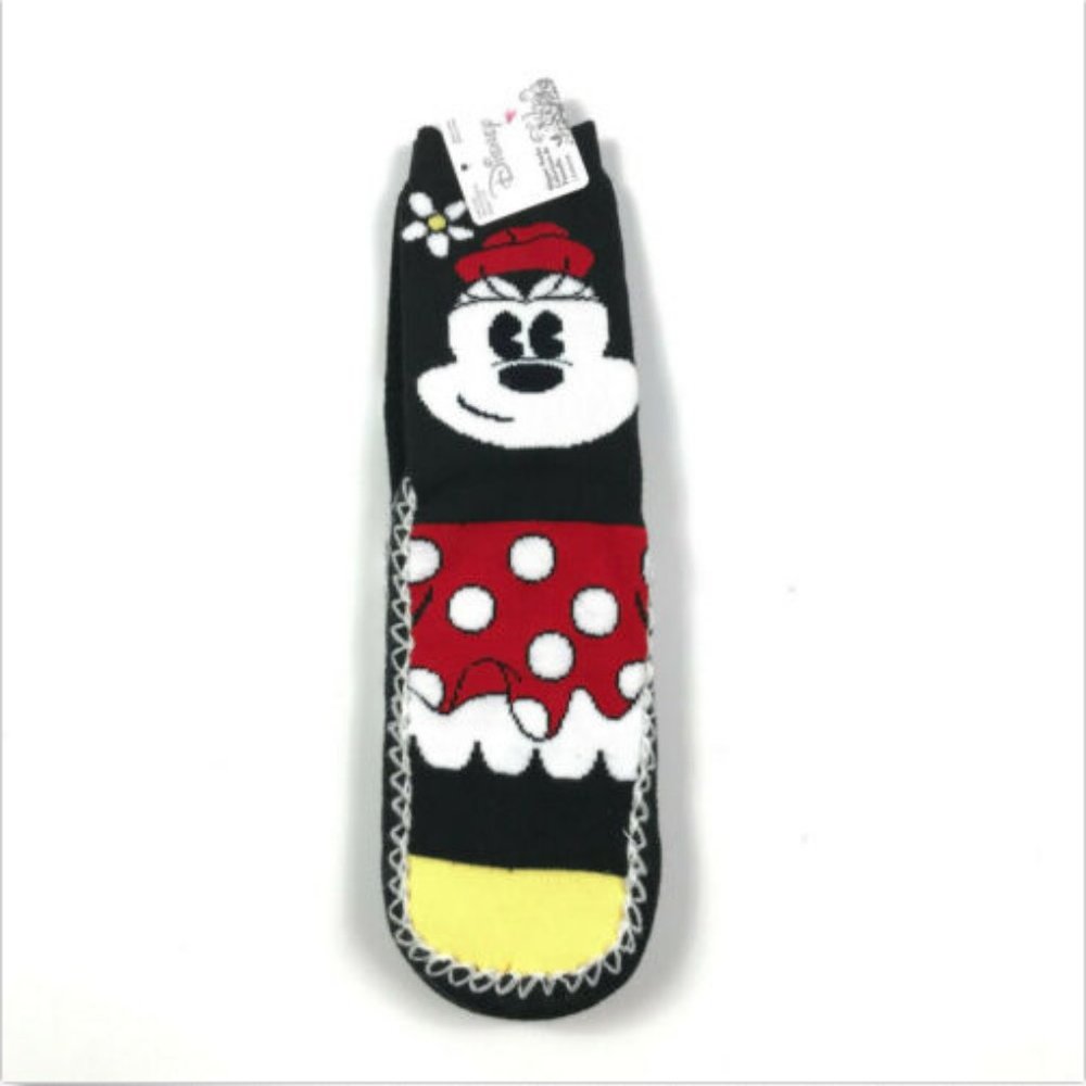 Disney Minnie Mouse Eskimuck Slipper Socks New!!